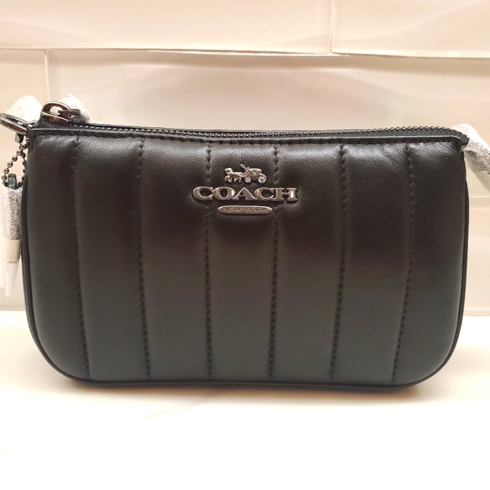 Coach Black Quilted Leather Bag